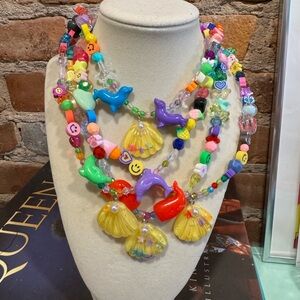 EYE CANDY CHAIN WITH YELLOW CLAMSHELL CHARM